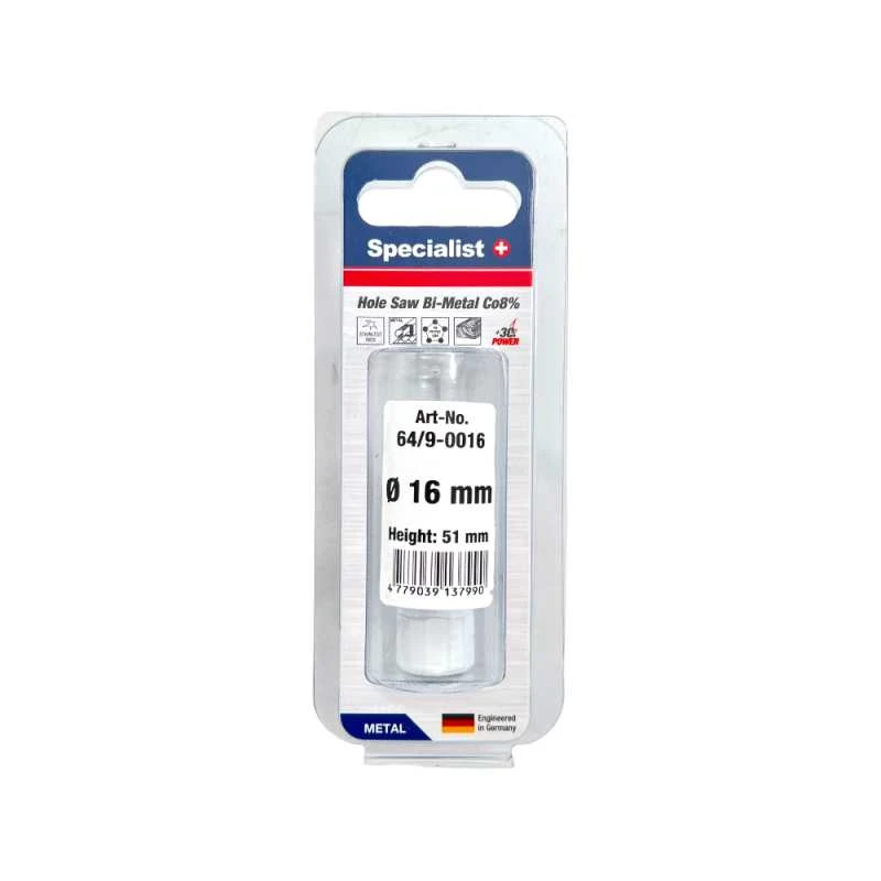 Grąžtas Gręžimo karūna SPECIALIST+ Bi-Metal 16mm