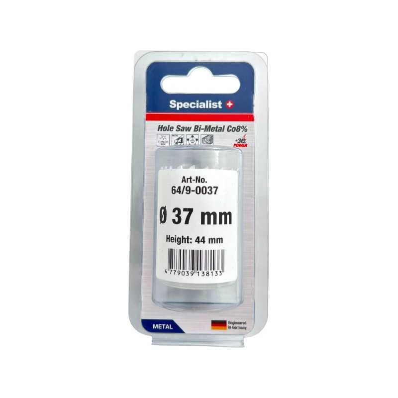 Gręžimo karūna SPECIALIST+ Bi-Metal 37mm