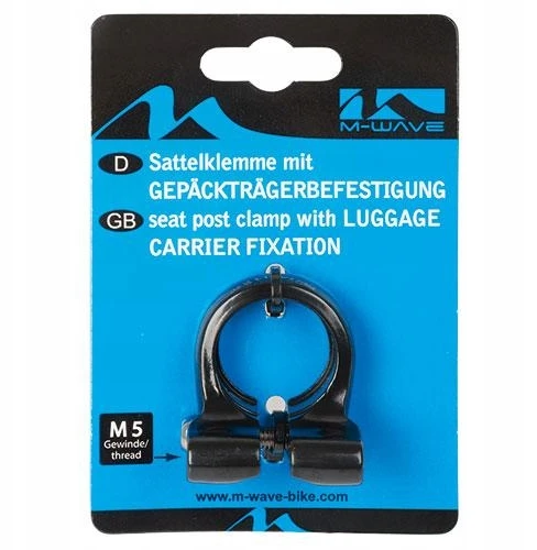 Griebtuvas M-WAVE IMBUS sėdynės stulpelio spaustukas + stelažo tvirtinimas - 34,9 mm