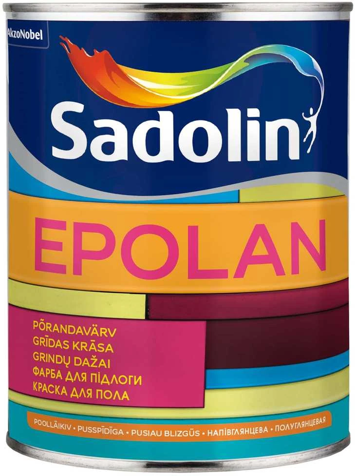 Grindų dažai SADOLIN EPOLAN, pusiau blizgūs, baltos sp., BW bazė, 5 l