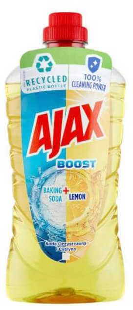 Universali valymo priemonė AJAX Boost Baking Soda + Lemon, 1000 ml