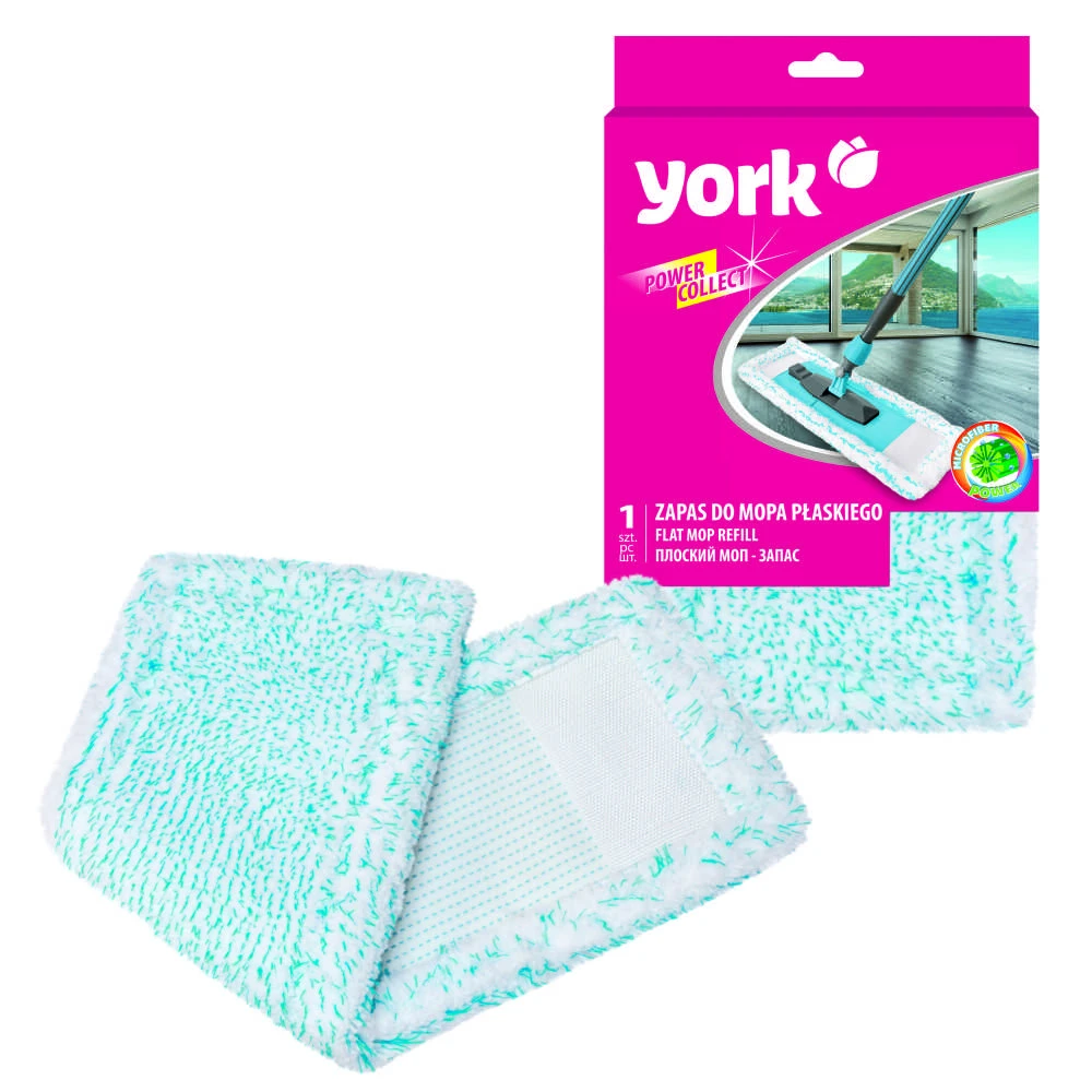 Grindų šepečio šluostė Flat York 47x16cm