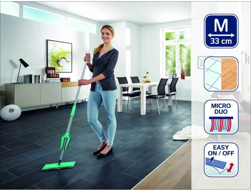 Leifheit Grindų šepetys "Picobello MicroDuo" (33 cm)