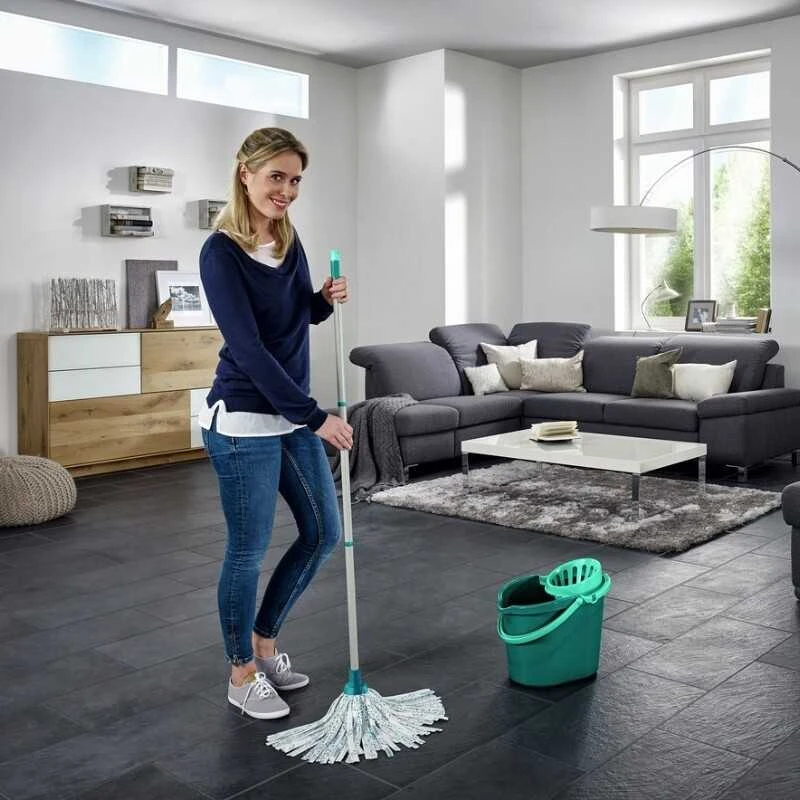 Grindų valymo rinkinys Classic Mop Leifheit LH Žalias