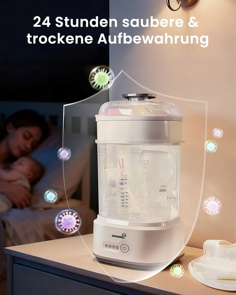Grownsy bottle sterilizer with dryer (pilka)
