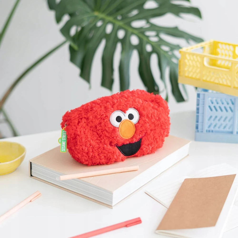 Grupoerik Dėklas pieštukams "sezamo gatvė" Elmo, be priedų