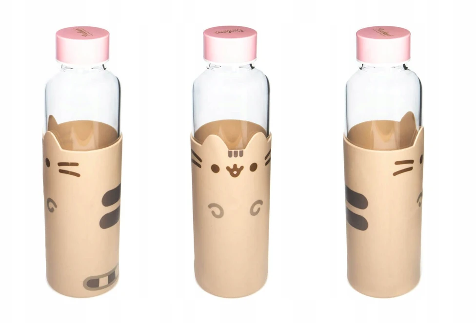 Pusheen stiklinė gertuvė