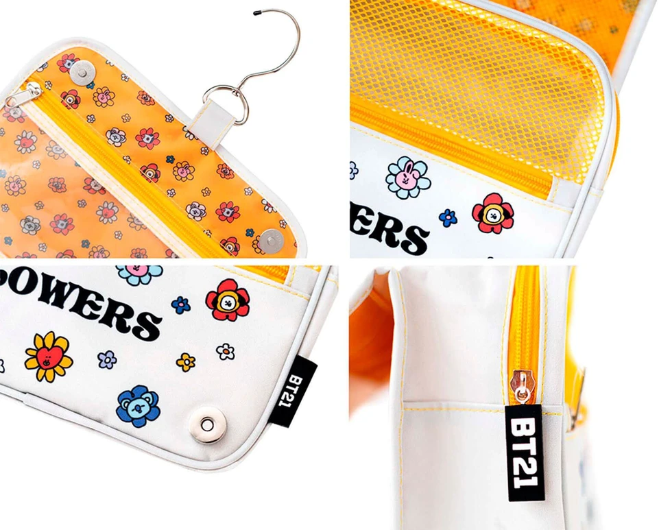 Grupoerik Line Friends BT21 - Pakabinamas kosmetikos krepšys
