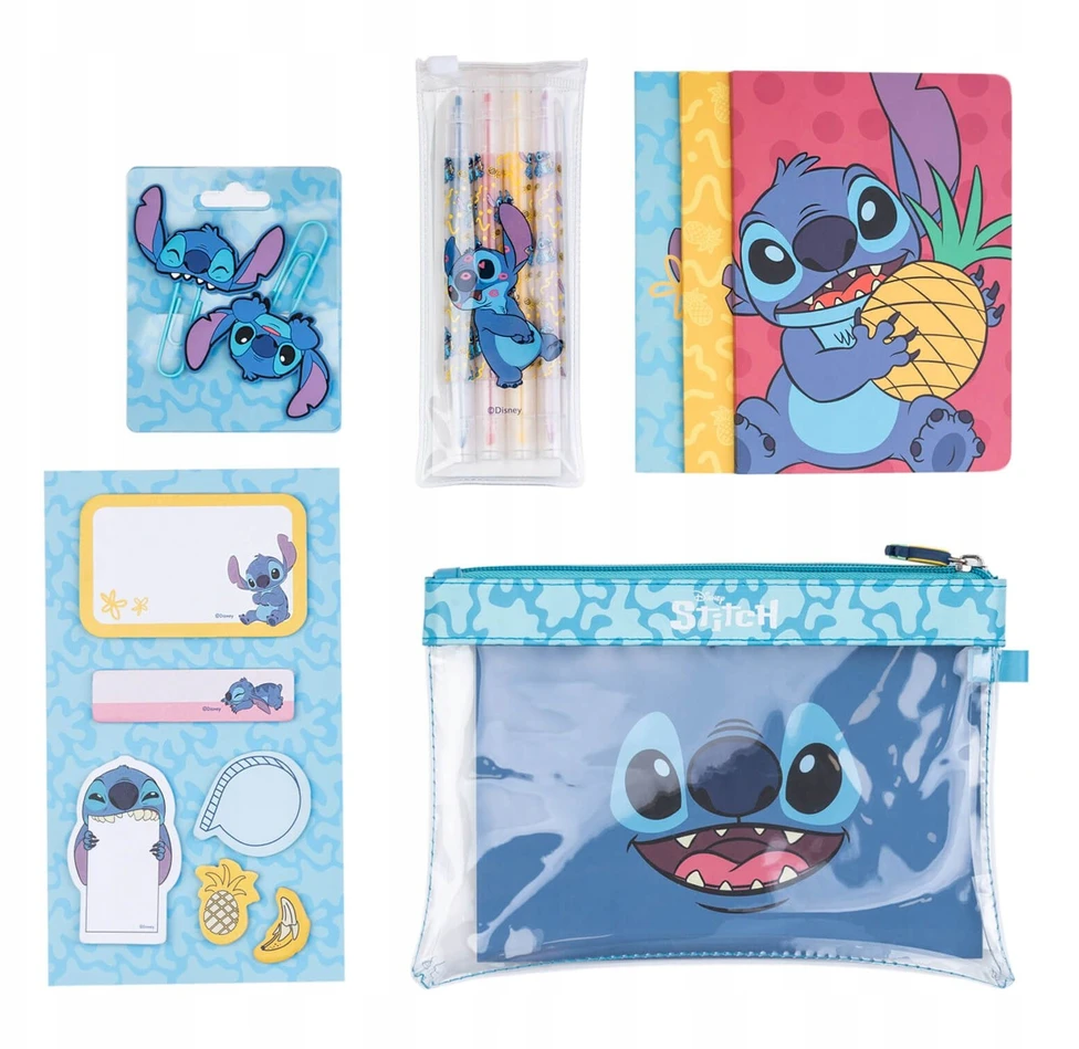 Grupoerik Disney Stitch Tropical - Rinkinys mokyklinės prekės