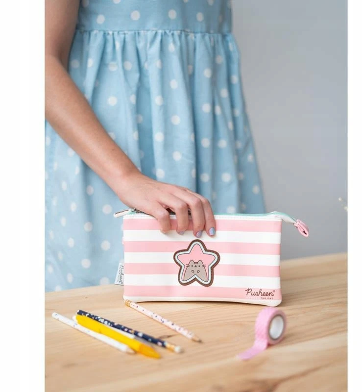 Pusheen - Pieštukas / makiažo dėklas iš Rose kolekcijos
