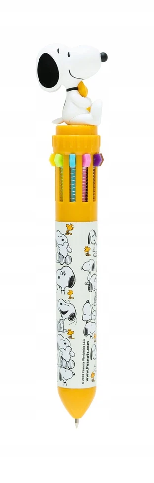 Grupoerik Snoopy - 10-color automatic ballpoint pen with a 3D figure from the Lazy Days collection
