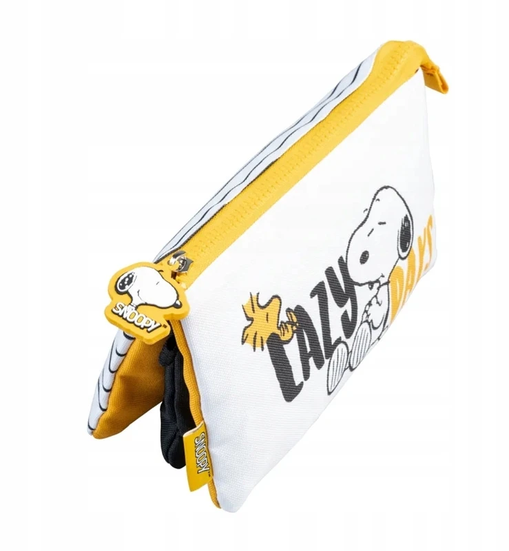 Grupoerik Snoopy - 3-compartment pencil case from the Lazy Days collection