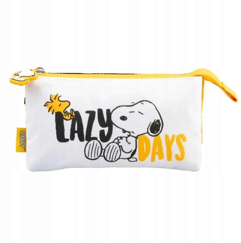 Grupoerik Snoopy - 3-compartment pencil case from the Lazy Days collection