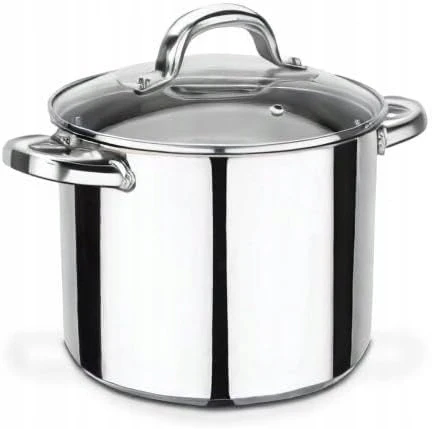 GSW Montreal daržovių puodas, nerūdijantis plienas, stiklinis dangtelis, 20cm, 5l