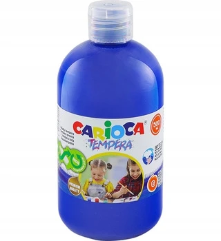 Tempera dažai buteliuke CARIOCA, 500 ml, tamsiai mėlyna sp.