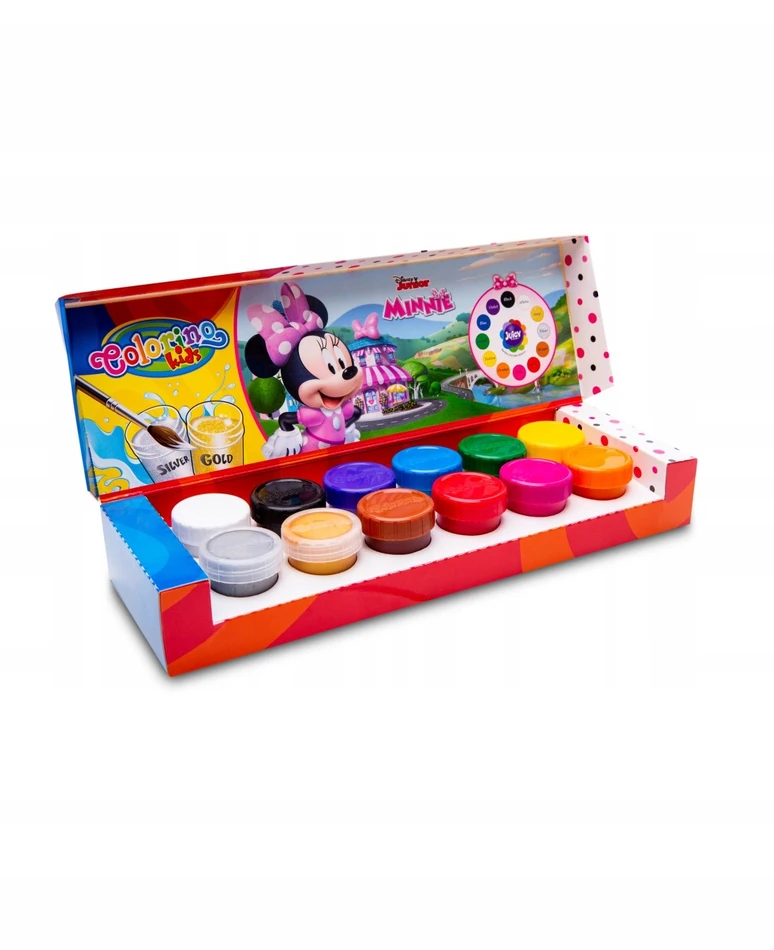 Colorino Guašas Disney Junior Minnie, 12 spalvų 20ml