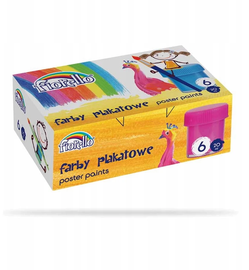 Guašas, Fiorello, 6 spalvos po 20ml