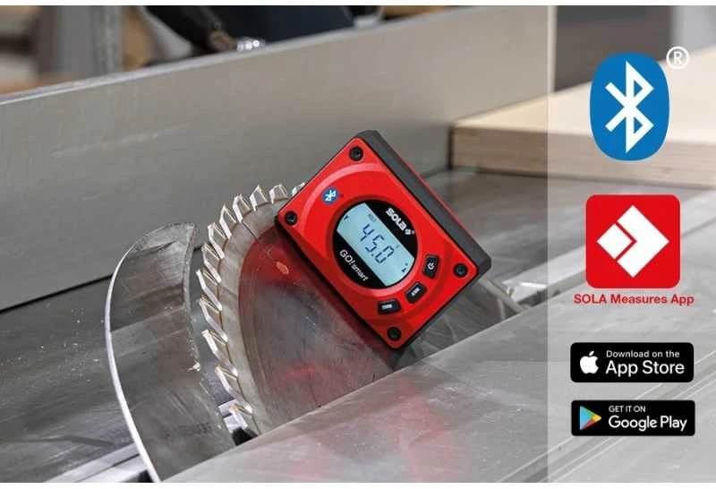 Skaitmeninis gulsčiukas Sola GO! Smart Bluetooth; 8 cm