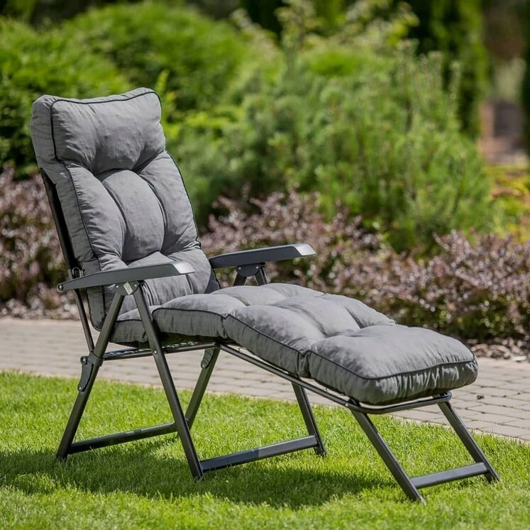 Gultas Patio Lena Lounger, pilkas