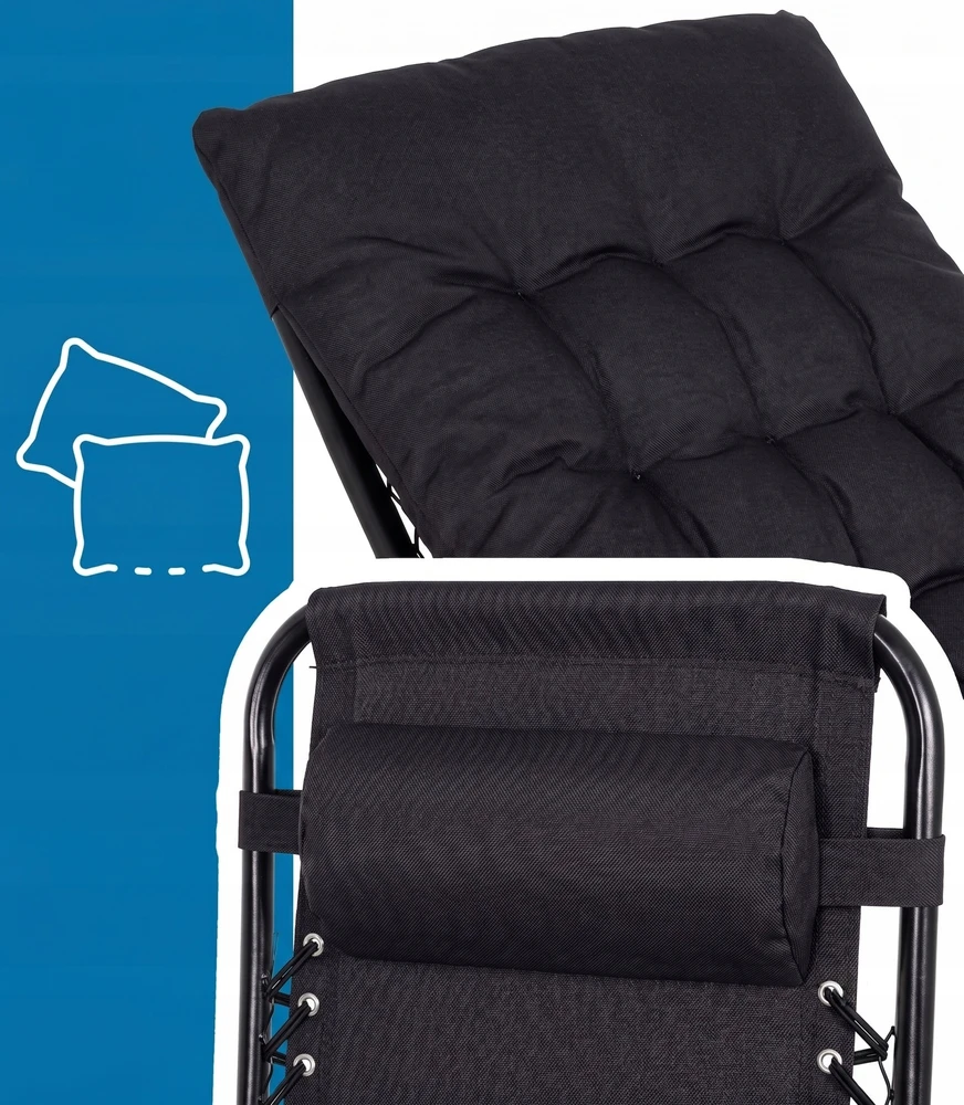 Gultas Sapphire Livro, juodas