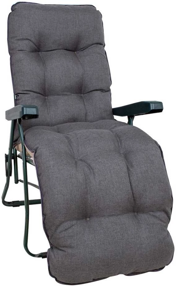 Home4You Gulto paklotėlis OHIO-2 Atsparus vandeniui, 55x190xH2,5cm, tamsiai pilka