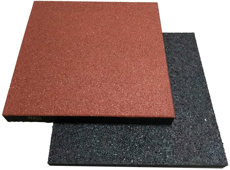 4IQ Guminė grindų danga, 50x50x2cm, žalia