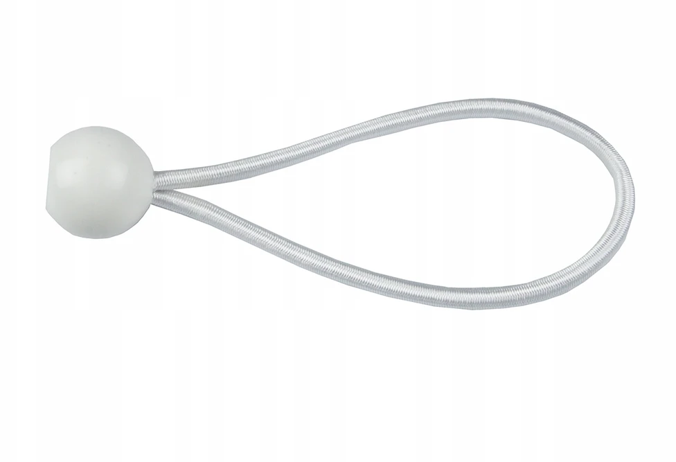 Bradas GUMINIŲ RUMULIŲ RINKINYS brezentams tvirtinti, Baltas, 10 VNT., 15 CM BCB-0515WH-B
