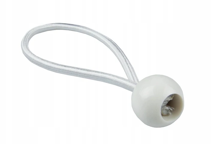 Bradas GUMINIŲ RUMULIŲ RINKINYS brezentams tvirtinti, Baltas, 10 VNT., 15 CM BCB-0515WH-B