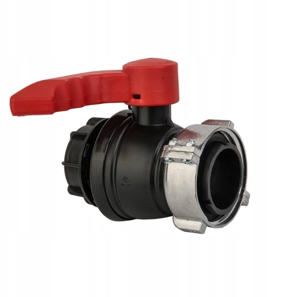 IBC rutulinis ventilis 75mm vid.sr. x 60mm iš.sr. su akle