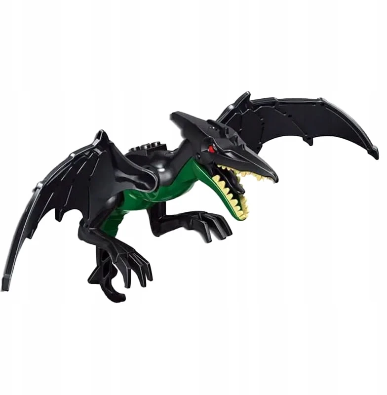 Habarri Konstruojamas Pterodaktilis Juodas Dinozauras Žaislas