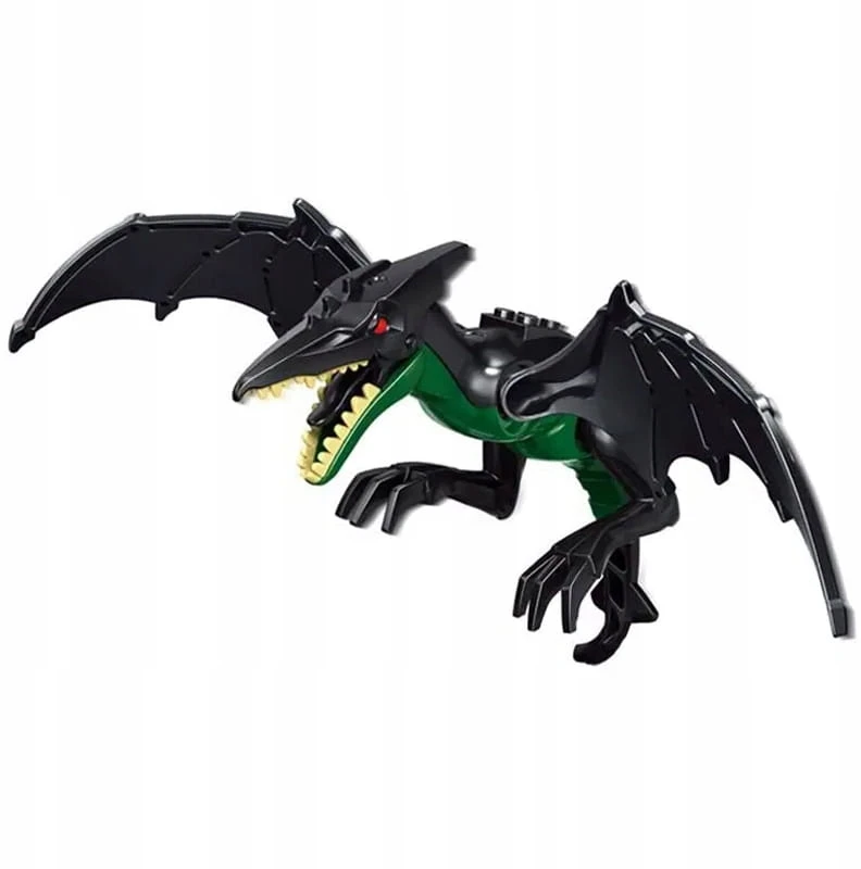 Habarri Konstruojamas Pterodaktilis Juodas Dinozauras Žaislas