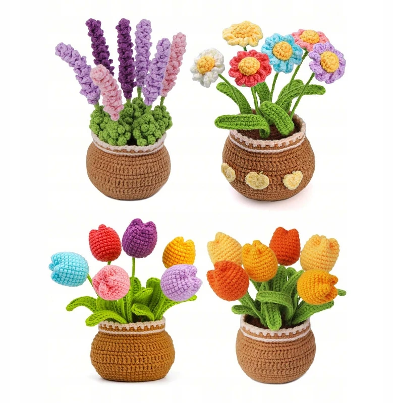 Habarri Nėrimo rinkinys Hobby Flowers Garden Spalvingi astrai