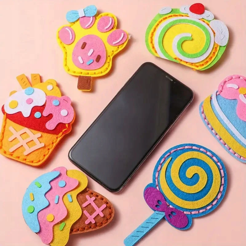 Habarri SALDAINIAI Szyciaki Candy veltinio siuvimo rinkinys DIY pakabukai - 8 vnt