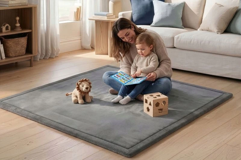 HAKUNA MATTE Mata piankowa vaikams Coral Velvet su pianką 127cm
