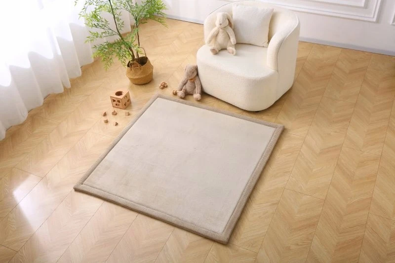 HAKUNA MATTE Mata piankowa vaikams Coral Velvet su pianką 127cm smėlio spalva