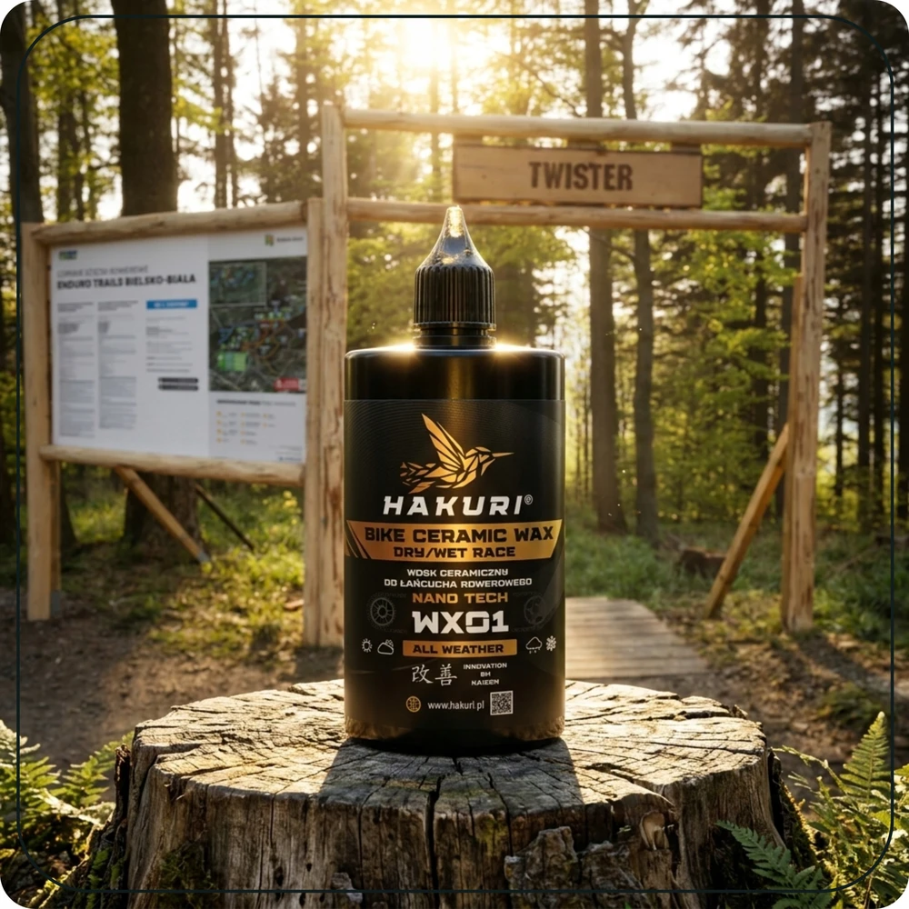 Hakuri CERAMIC WAX dviračių grandinės tepalas CLEANER RIEBALŲ ŠEPETĖLIS