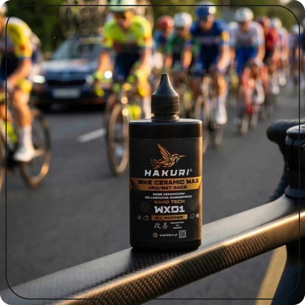 Hakuri CERAMIC WAX dviračių grandinės tepalas CLEANER RIEBALŲ ŠEPETĖLIS