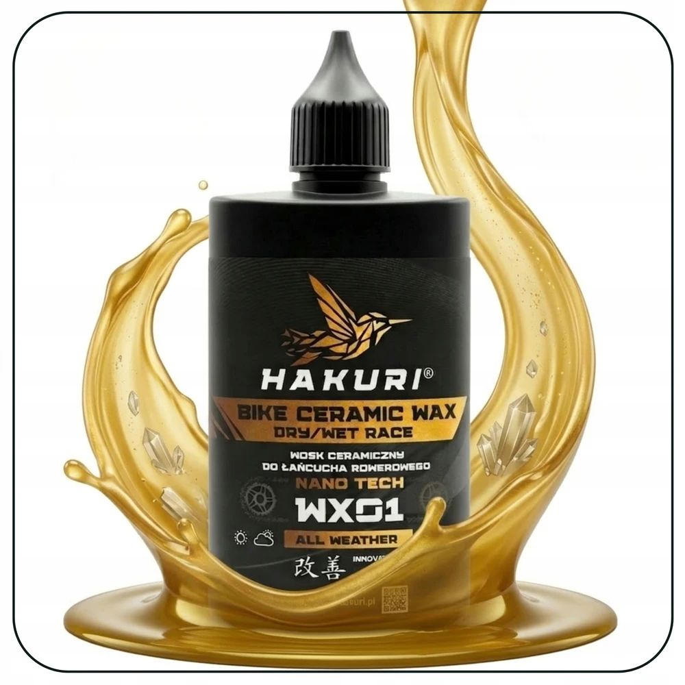Hakuri CERAMIC WAX dviračių grandinės tepalas CLEANER RIEBALŲ ŠEPETĖLIS