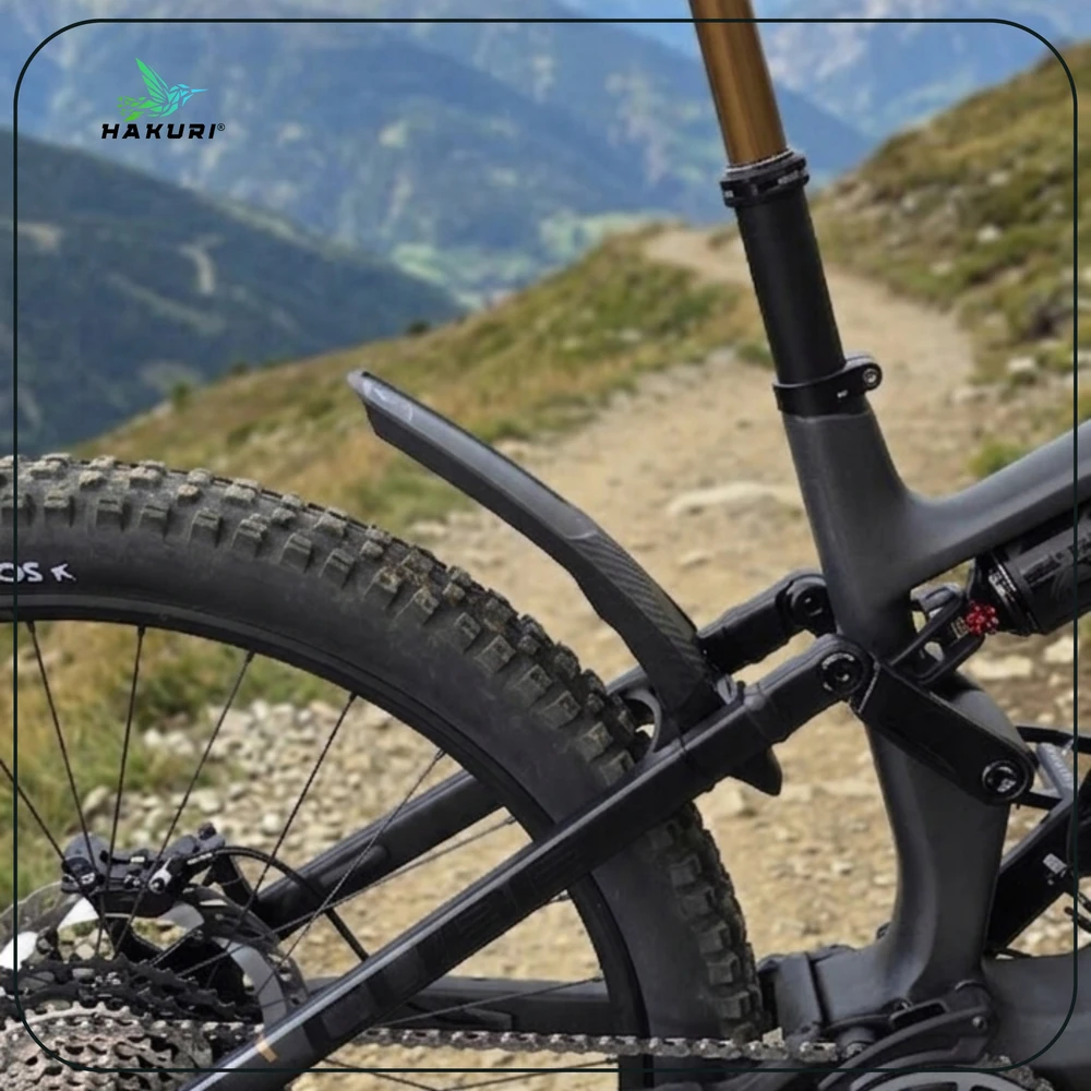 Hakuri Dviračio purvasargis PRIEKIS GALINIS Universalus ENDURO MTB purvasargis 20-29" + juostos