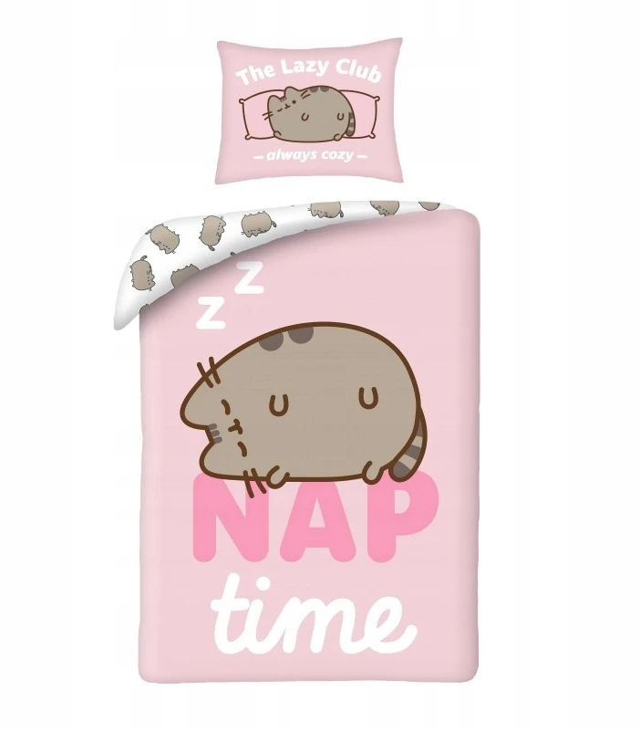 Halantex PUSHEEN PUSZIN patalynė 140x200 VAIKŲ KAMBARIO JAUNA KATĖ