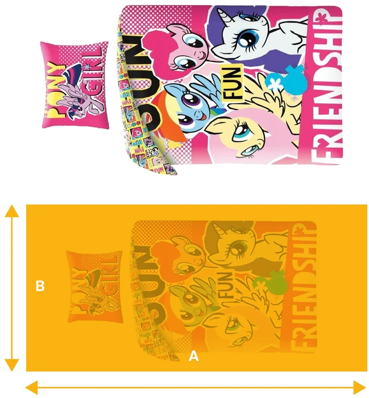 Halantex Vaikiškas patalynės komplektas My Little Pony 140x200, 2 dalių
