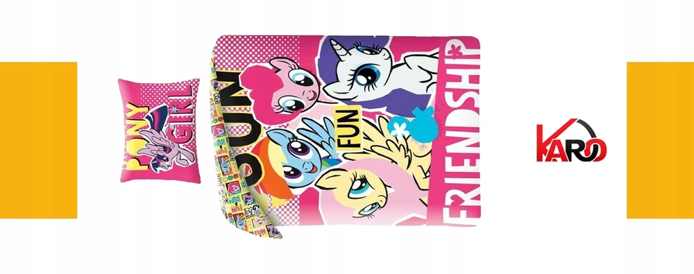 Halantex Vaikiškas patalynės komplektas My Little Pony 140x200, 2 dalių