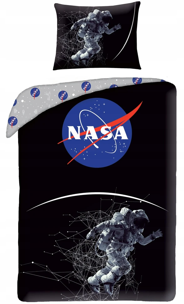 Halantex Vaikiškas patalynės komplektas Nasa 140x200, 2 dalių