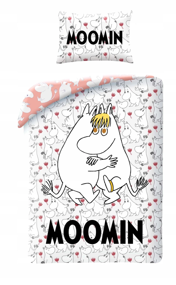 Halantex Vaikiškas patalynės komplektas Moomin, 140x200, 2 dalių
