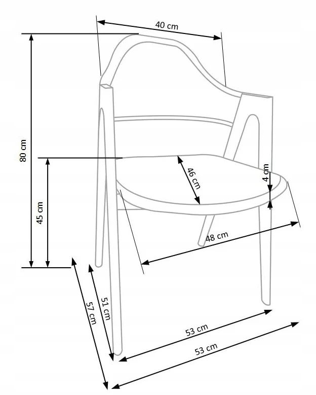 Halmar K-247 kėdė balta + medaus ąžuolas
