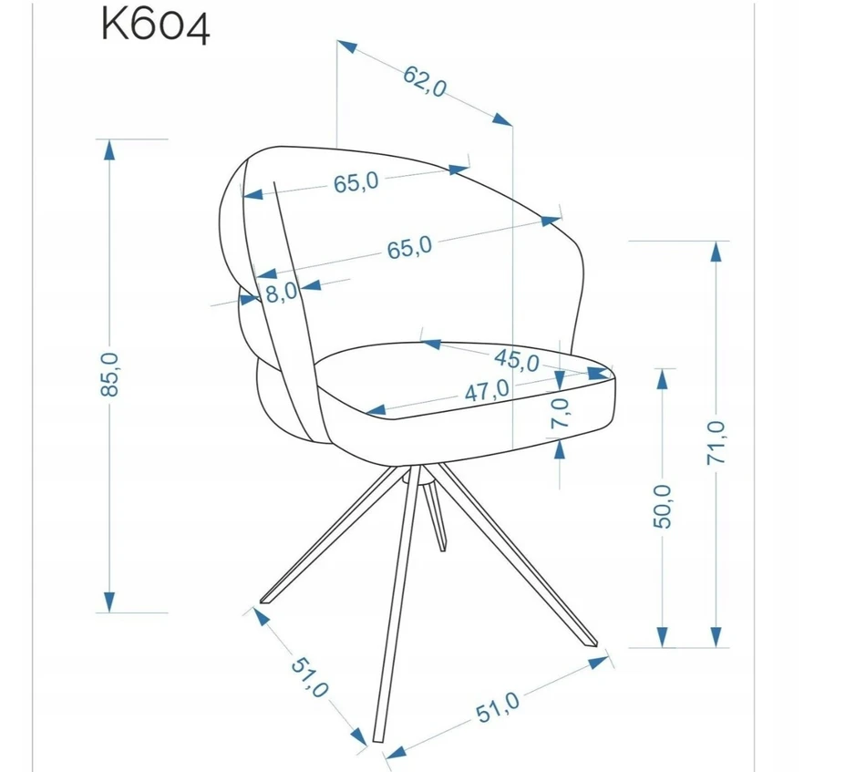 Halmar K604 chair, beige