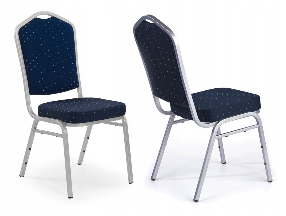 Halmar K66S Mėlyna Navy Mėlyna Chair / Gold Legs Auksinis rėmas