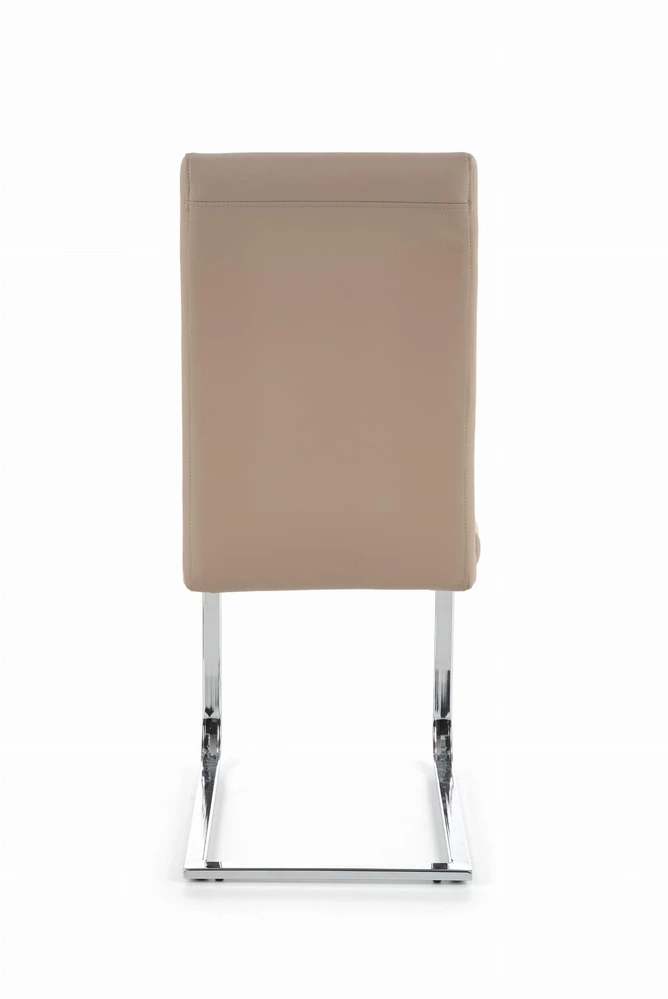 Halmar K85 kėdė, Cappuccino spalvos / chromuotos kojos svetainei ir valgomajam