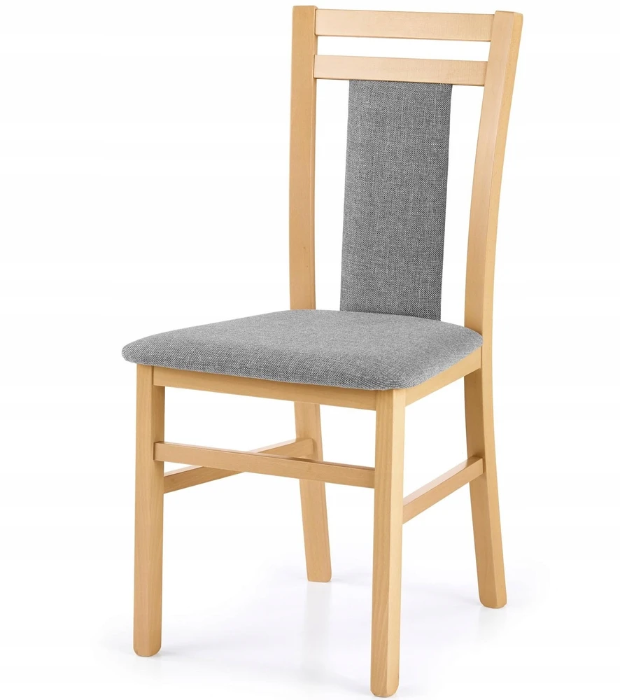 Halmar Medaus ąžuolo spalvos patogi buko kėdė HUBERT 8 ​​valgomajam ir svetainei