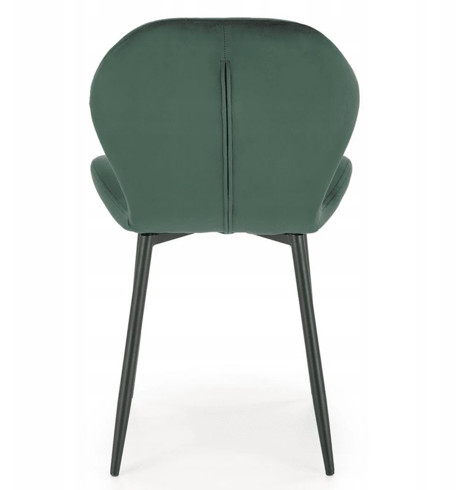 Halmar Minkšta veliūrinė kėdė Žalias Loft Bottle Žalias Modern K538